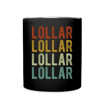 Lollar City Rétro Vintage - Mug uni - noir - Devant