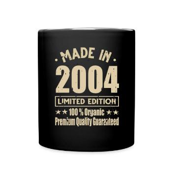 Fabriqué en 2004 Vintage Retro Limited Edition - Mug uni - noir - Devant