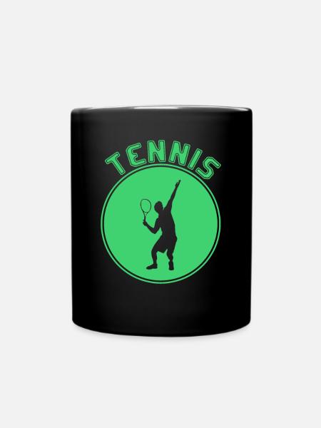 Tennis - Mug uni - noir