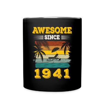 Génial depuis 1941 Vintage Cadeau d’anniversaire - Mug uni - noir - Devant