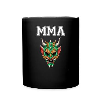 MMA Oni Dämon - Tasse einfarbig - Schwarz - Vorne