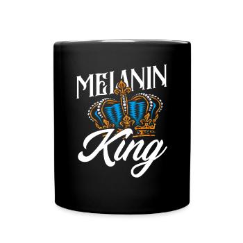 Melanin African American African American Woman - Full Colour Mug - black - Front
