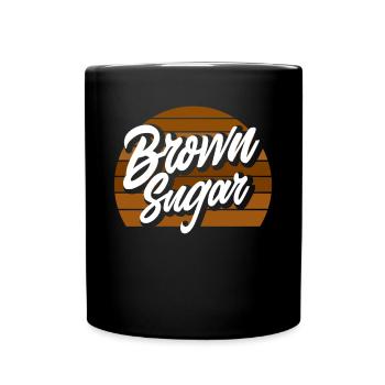 Melanin African American African American Woman - Full Colour Mug - black - Front