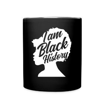 Melanin African American African American Woman - Full Colour Mug - black - Front