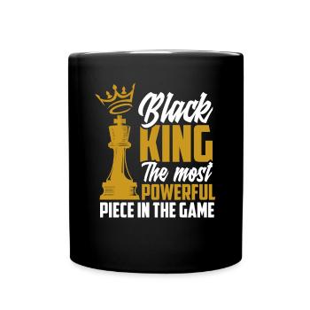 Melanin African American African American Woman - Full Colour Mug - black - Front