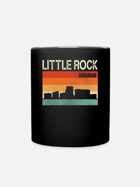 Little Rock Arkansas - Tasse einfarbig - Schwarz