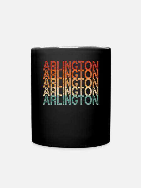 Arlington Texas - Tasse einfarbig - Schwarz