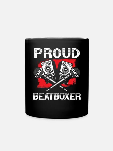 Stolzer Beatboxer Music Sound Beat Maker Beatboxing - Tasse einfarbig - Schwarz