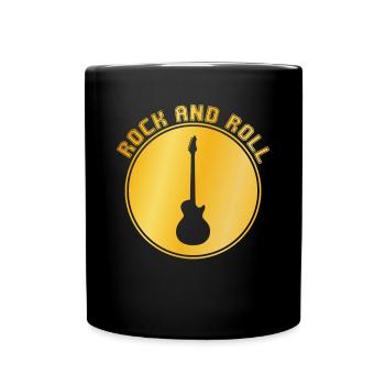 Rock and Roll - Full Colour Mug - black - Front