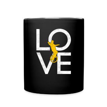 Unicycle - Full Colour Mug - black - Front