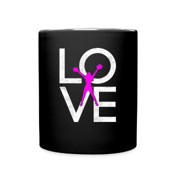 cheerleading - Full Colour Mug - black - Front