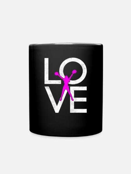 cheerleading - Tasse einfarbig - Schwarz