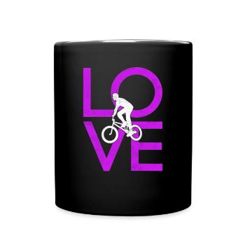 Le BMX - Mug uni - noir - Devant