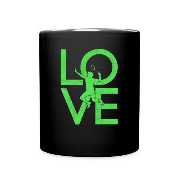 Badminton - Mug uni - noir - Devant