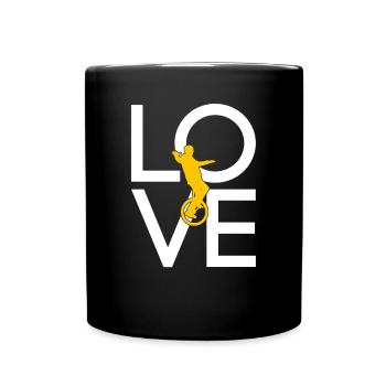 Unicycle - Full Colour Mug - black - Front