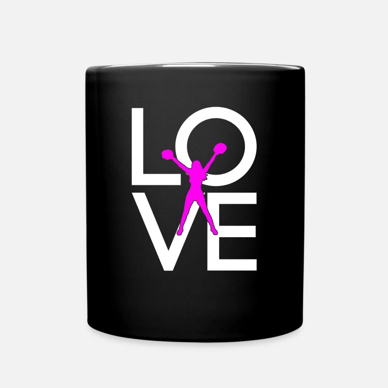 cheerleading - Mug uni - noir