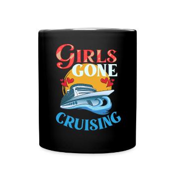 Kreuzfahrtschiff Reise Kreuzfahrt Kreuzfahrtreise - Tasse einfarbig - Schwarz - Vorne