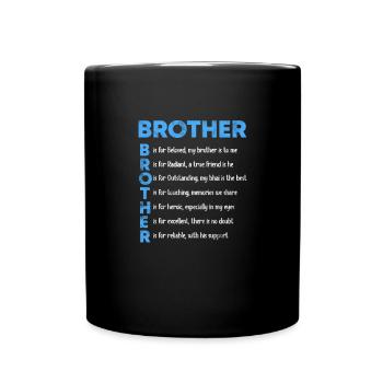 Brother - Full Colour Mug - black - Front