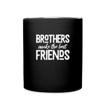 Big Brother Frère Sœur Cadeau - Mug uni - noir - Devant