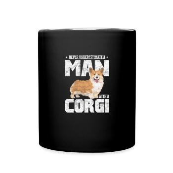 Welsh Corgi Dog Dog Dog Race Cadeau - Mug uni - noir - Devant