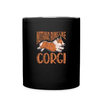 Welsh Corgi Dog Dog Dog Race Cadeau - Mug uni - noir - Devant