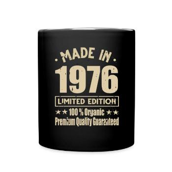 Made in 1976 Vintage Retro Limited Edition - Full Colour Mug - black - Front