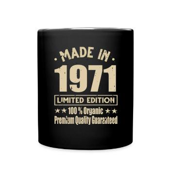 Fabriqué en 1971 Vintage Retro Limited Edition - Mug uni - noir - Devant