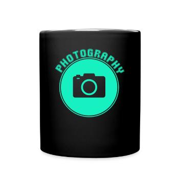 Fotografie - Tasse einfarbig - Schwarz - Vorne