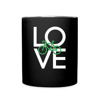 Bicyclette - Mug uni - noir - Devant