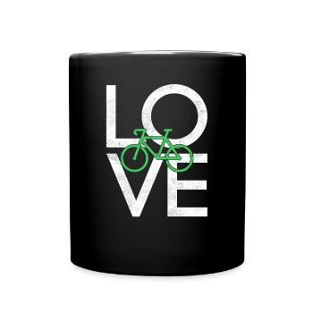 Bicyclette - Mug uni - noir - Devant