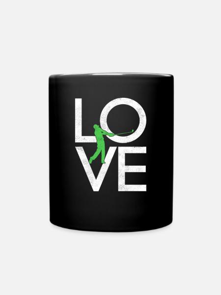Golf - Tasse einfarbig - Schwarz