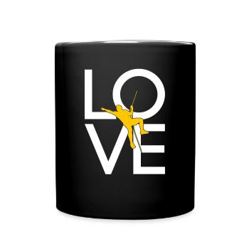Grimper - Mug uni - noir - Devant