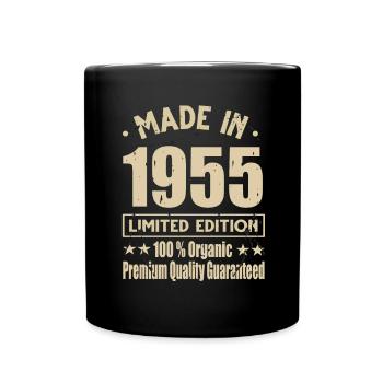 Fabriqué en 1955 Vintage Retro Limited Edition - Mug uni - noir - Devant