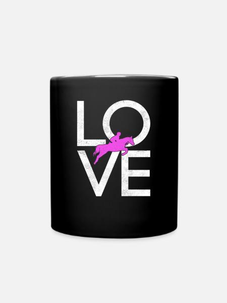 Équitation - Mug uni - noir