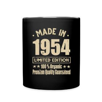 Fabriqué en 1954 Vintage Retro Limited Edition - Mug uni - noir - Devant