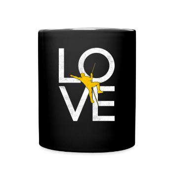 Grimper - Mug uni - noir - Devant