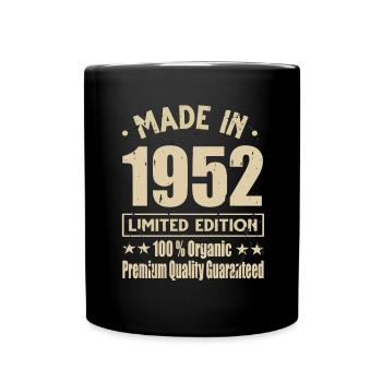 Made in 1952 Vintage Retro Limited Edition - Full Colour Mug - black - Front