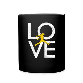 Parkour - Tasse einfarbig - Schwarz - Vorne