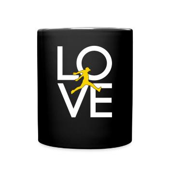 Parkour - Tasse einfarbig - Schwarz - Vorne
