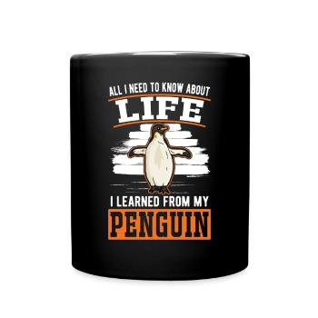 Pingouin Cadeau Pingouin - Mug uni - noir - Devant