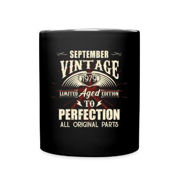 Retro Legenden Geburtstag Geschenk September 1979 - Tasse einfarbig - Schwarz - Vorne