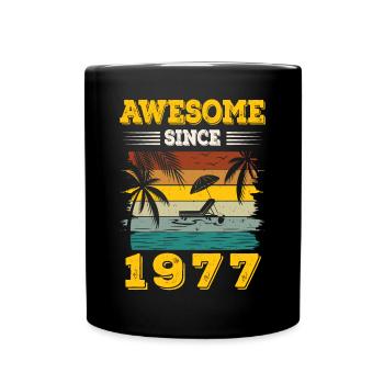 Génial depuis 1977 Vintage Cadeau d’anniversaire - Mug uni - noir - Devant