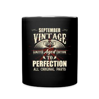 Retro Legenden Geburtstag Geschenk September 1989 - Tasse einfarbig - Schwarz - Vorne