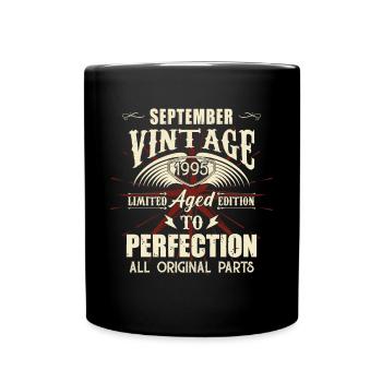 Retro Legenden Geburtstag Geschenk September 1995 - Tasse einfarbig - Schwarz - Vorne