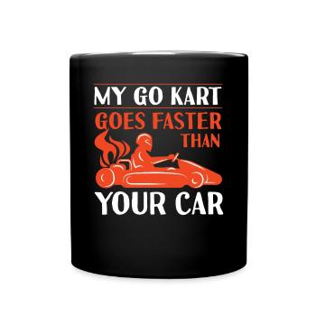 Ill See You At The Track - Full Colour Mug - black - Front