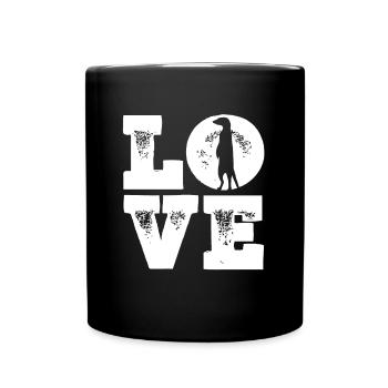 Chers suricates - Mug uni - noir - Devant