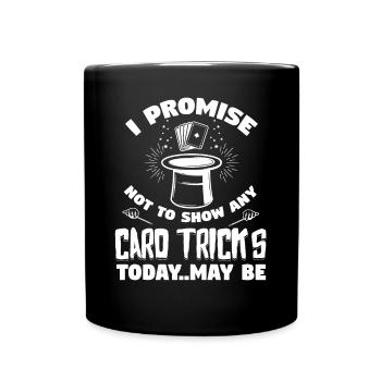 Tell Me How Is This Your Card - Full Colour Mug - black - Front