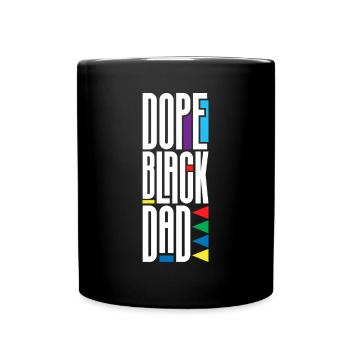 Melanin African American African American Woman - Full Colour Mug - black - Front