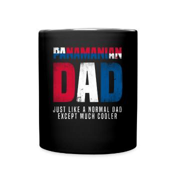 Lustiges Panama Panamaer Panamaerin Geschenk - Tasse einfarbig - Schwarz - Vorne