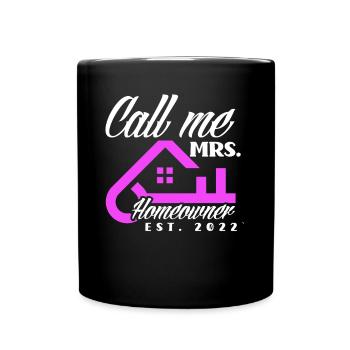 Homeowner Home Purchase Gift - Full Colour Mug - black - Front